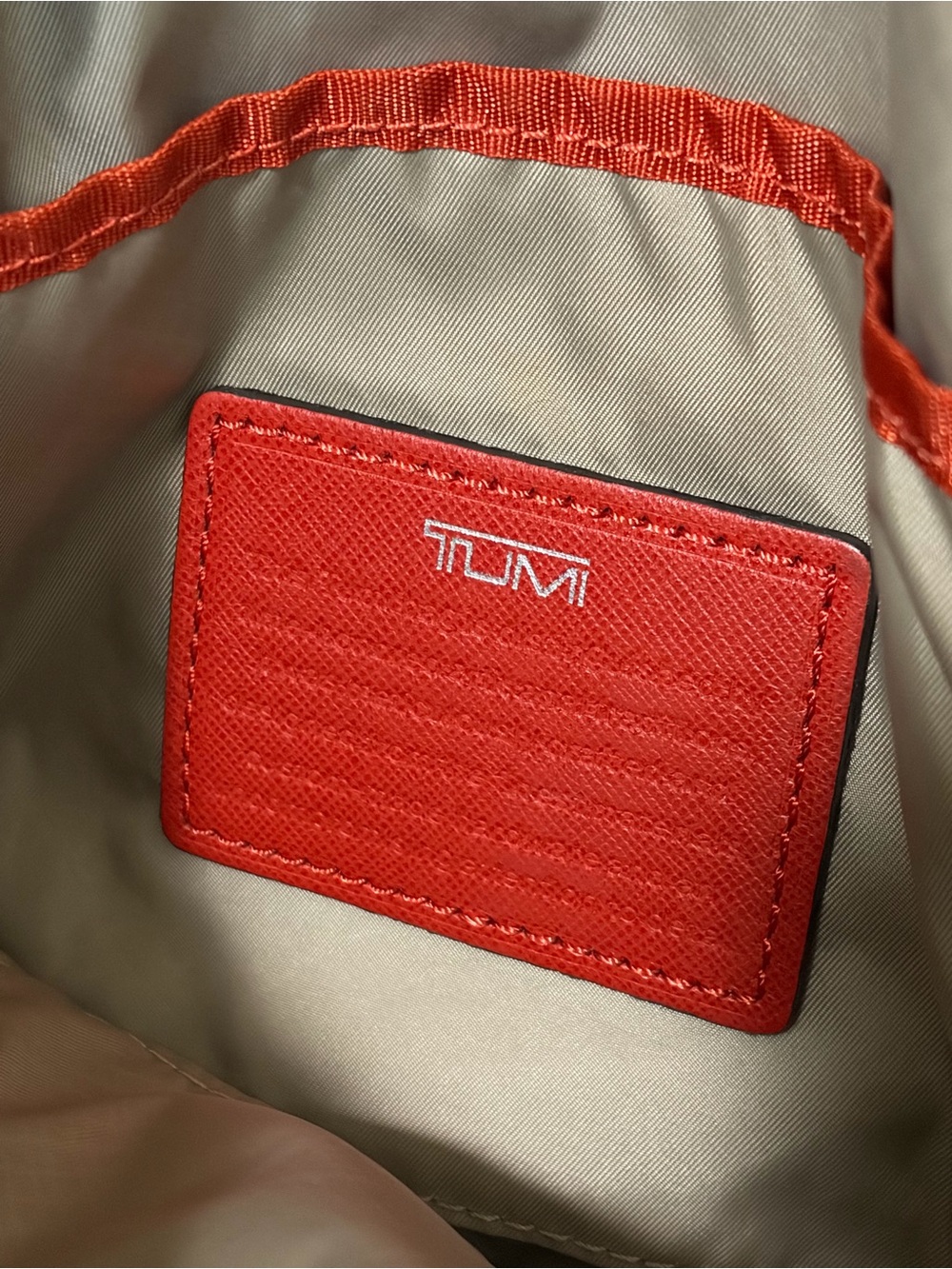 TUMI Voyageur Brive Sling Backpack in Red - Picture 7 of 10